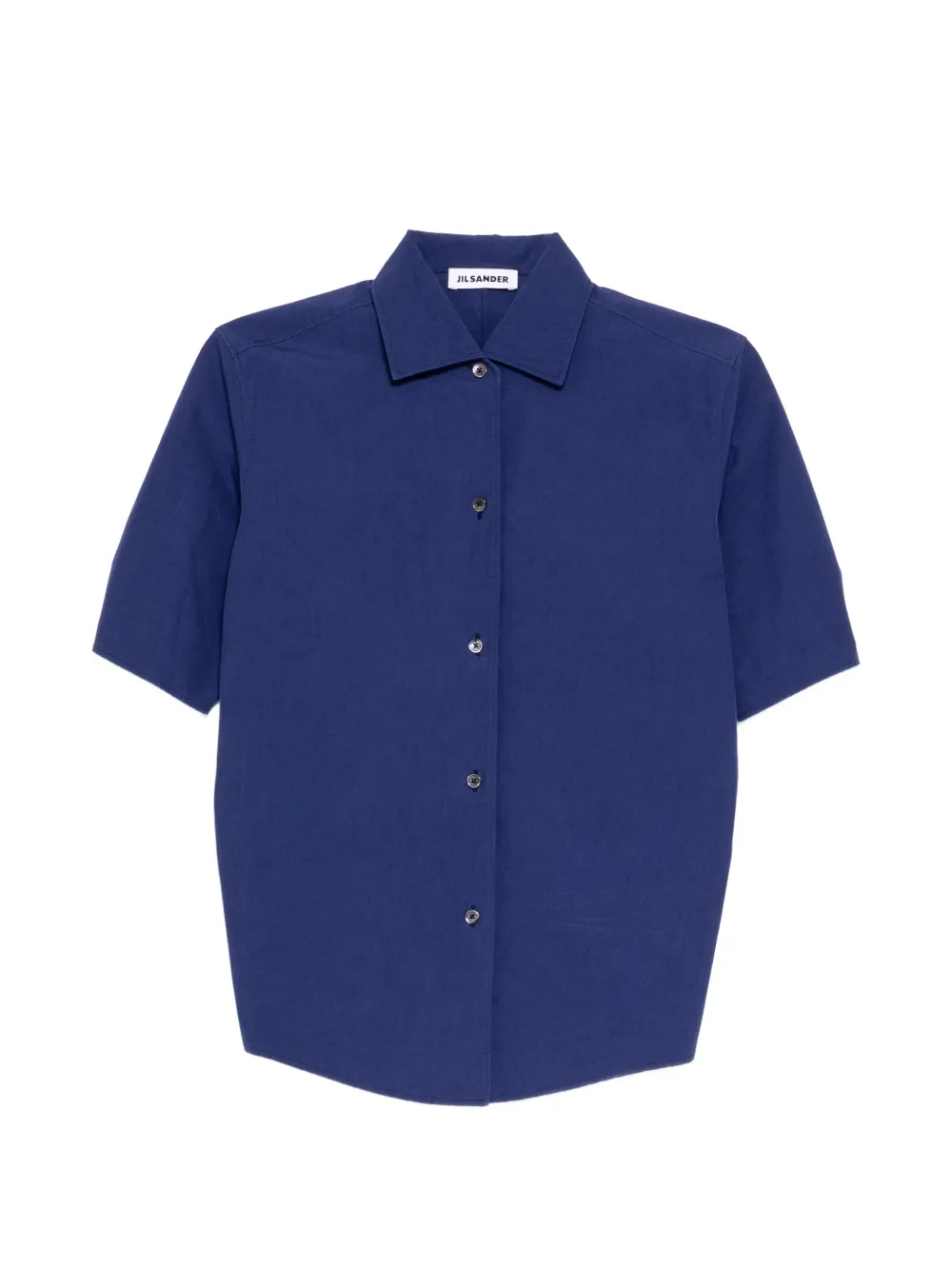 Jil Sander technical faille shirt - Blau