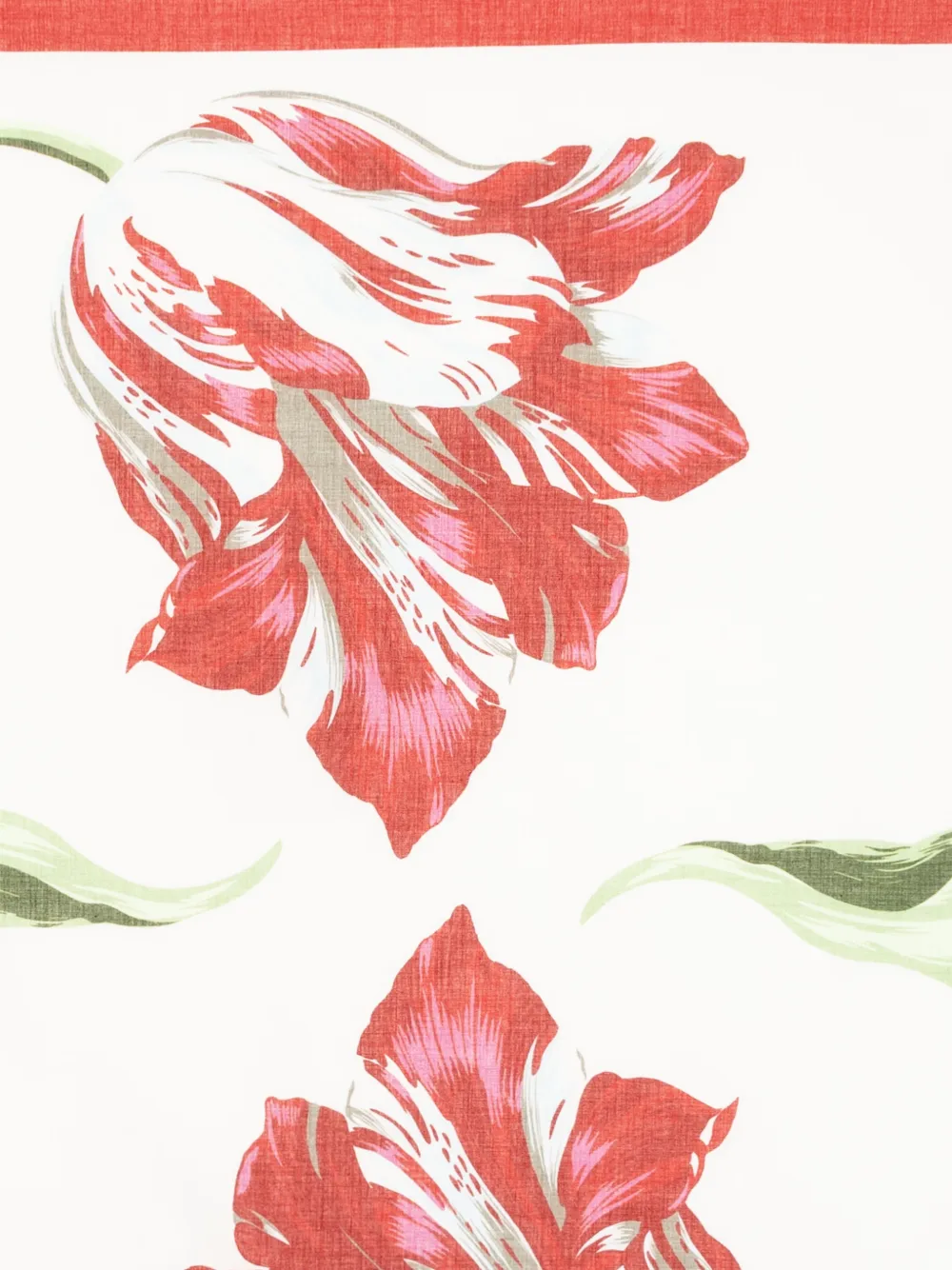 Kenzo Sjaal met bloemenprint Wit