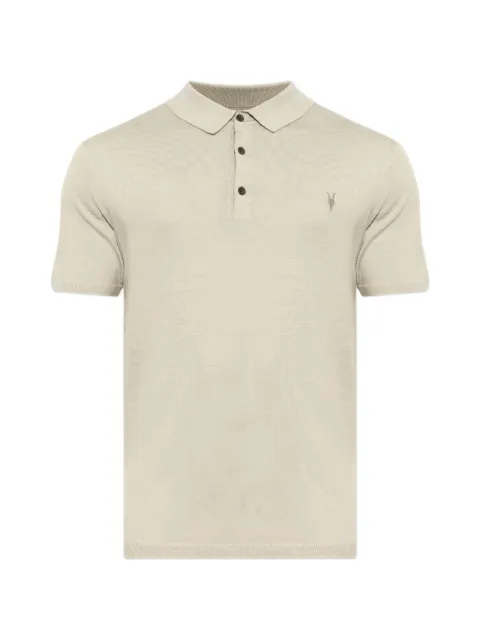 AllSaints Mode short-sleeve wool polo shirt
