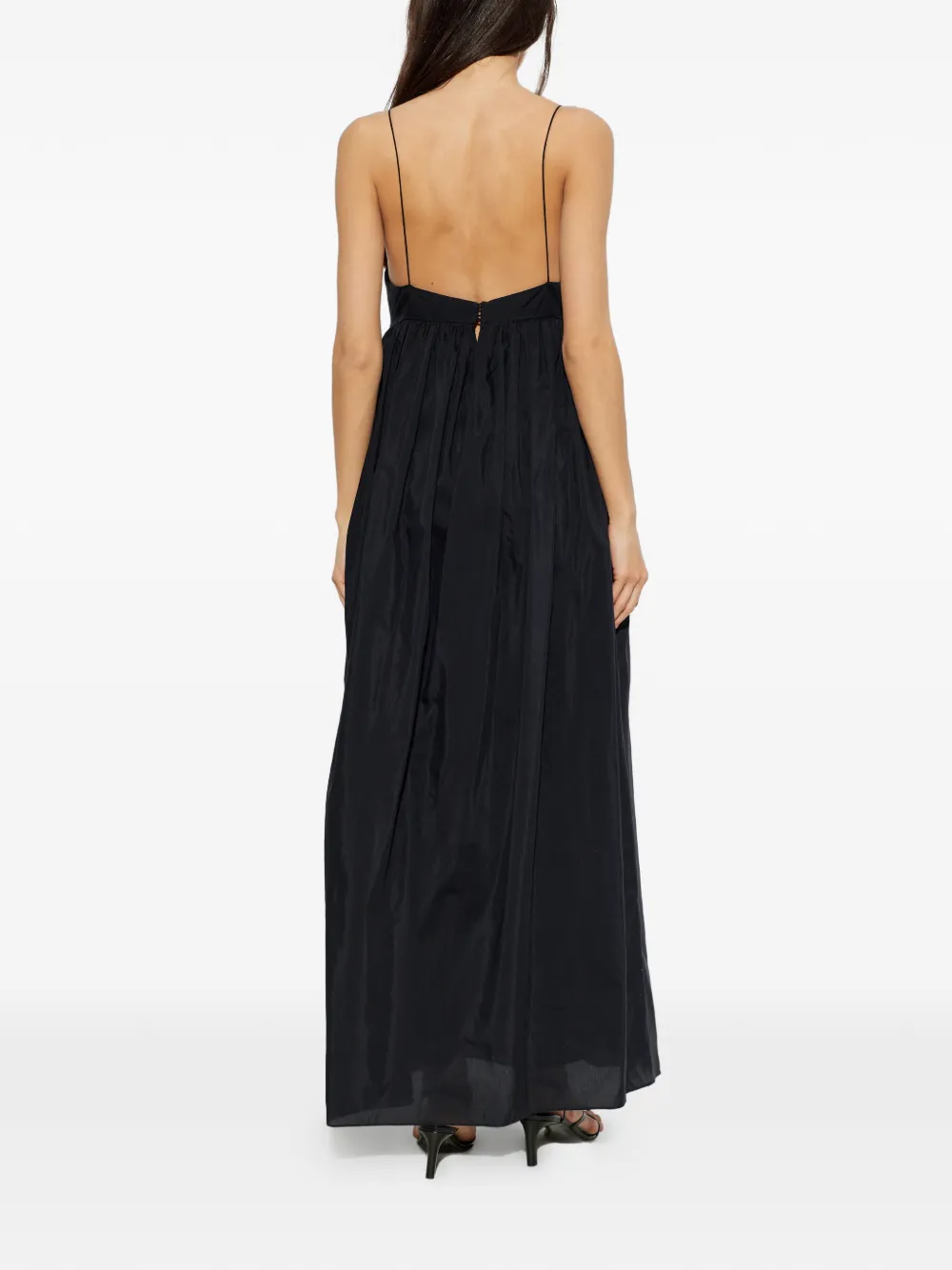 Matteau Voluminous Bralette katoenen maxi-jurk Zwart