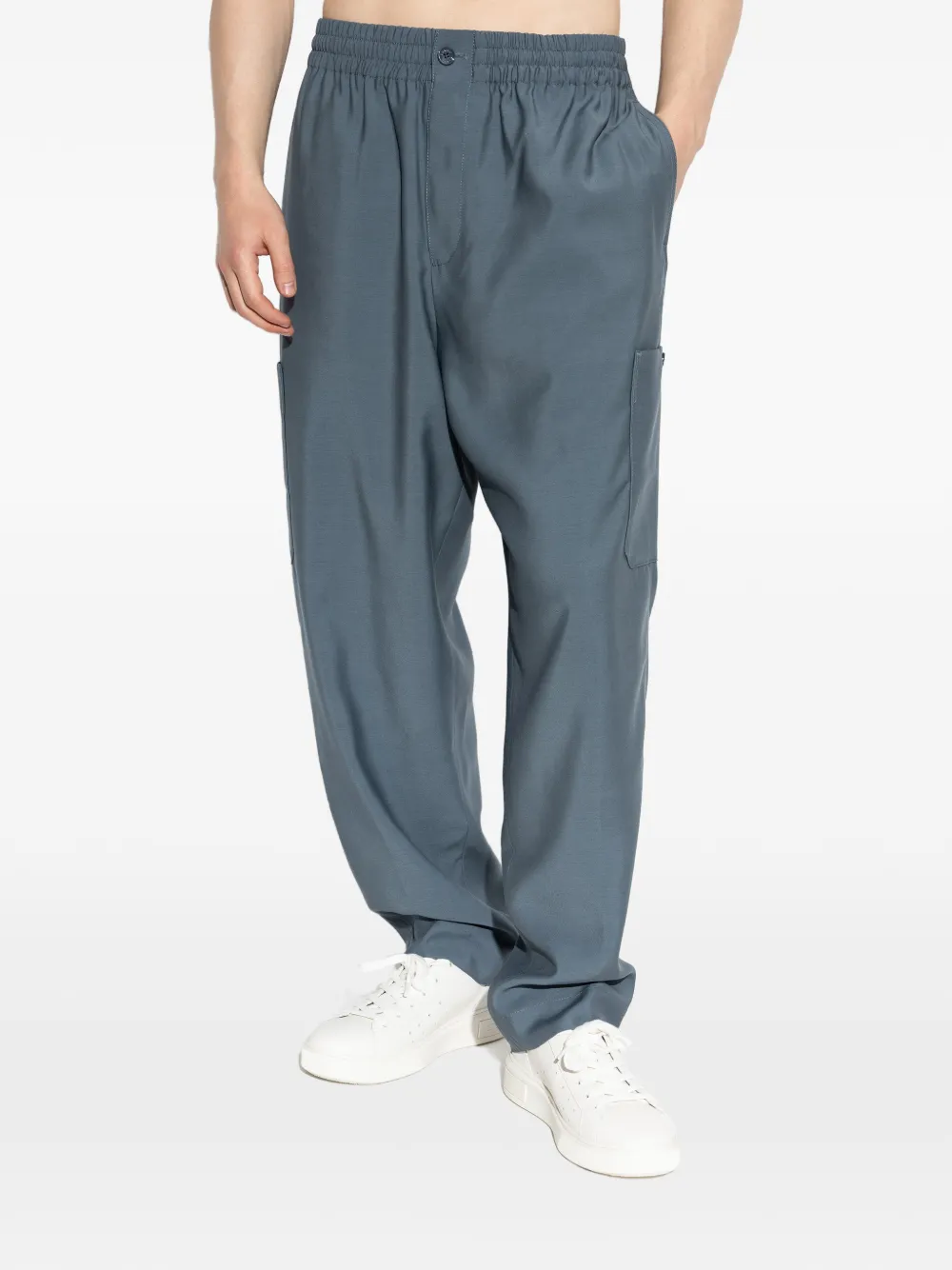 Kenzo Broek met elastische taille Blauw