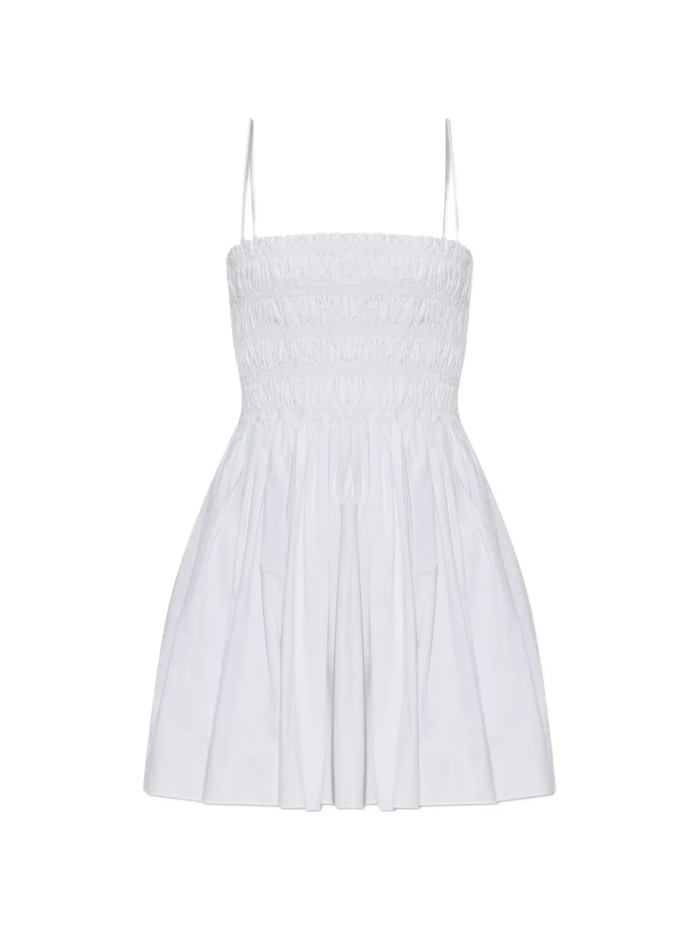 Matteau shirred-bodice mini dress