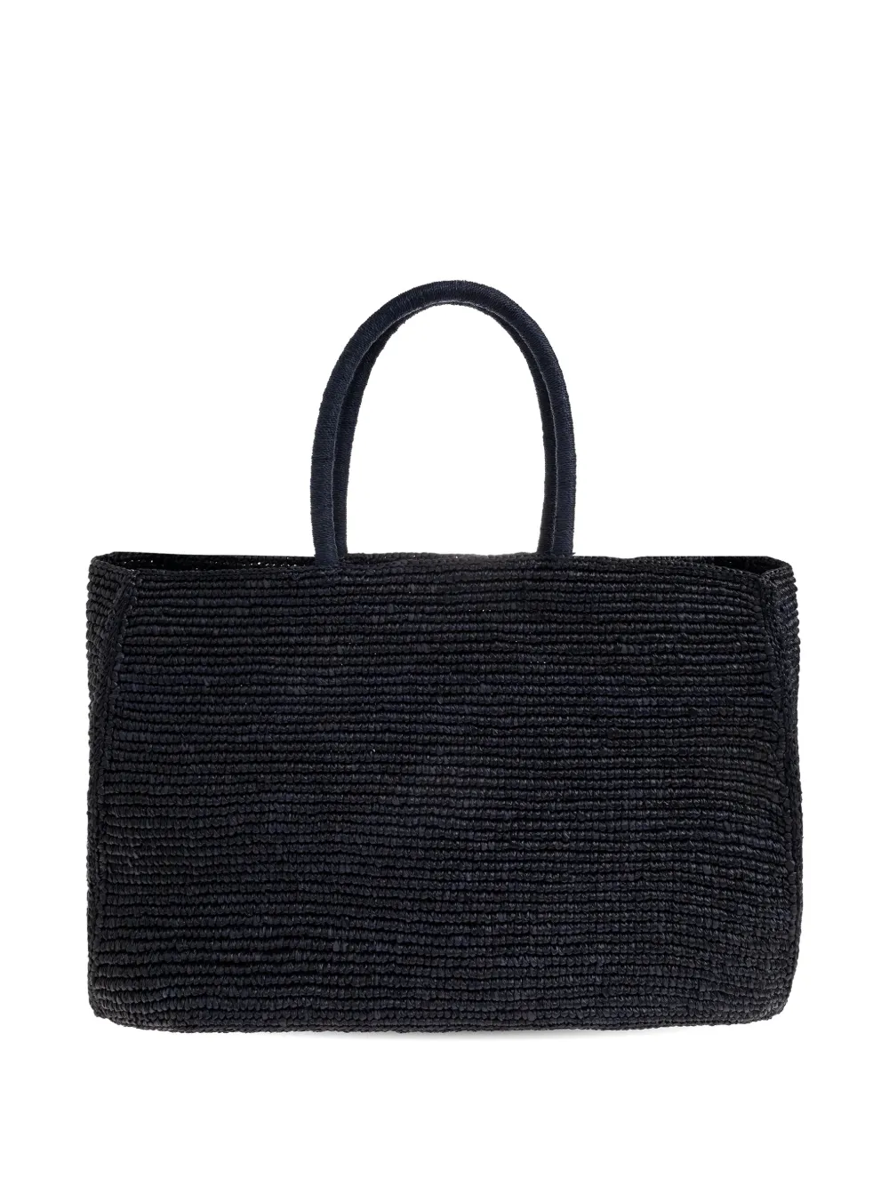 Lié Studio large Charlotte raffia tote bag - Blau