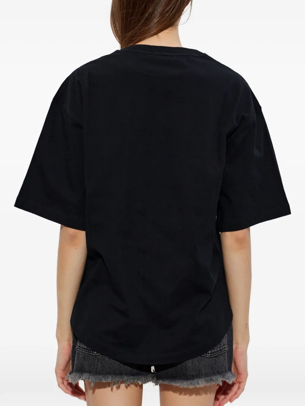 AllSaints Stacks Amelie T-shirt verfraaid met kralen Zwart