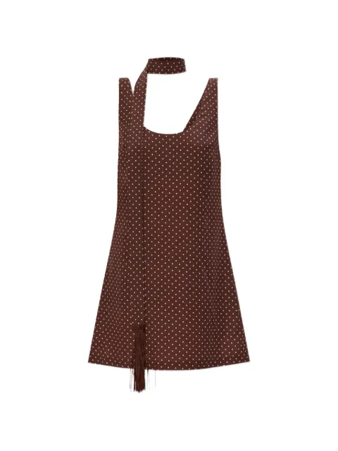 Posse Evie polka-dot mini dress
