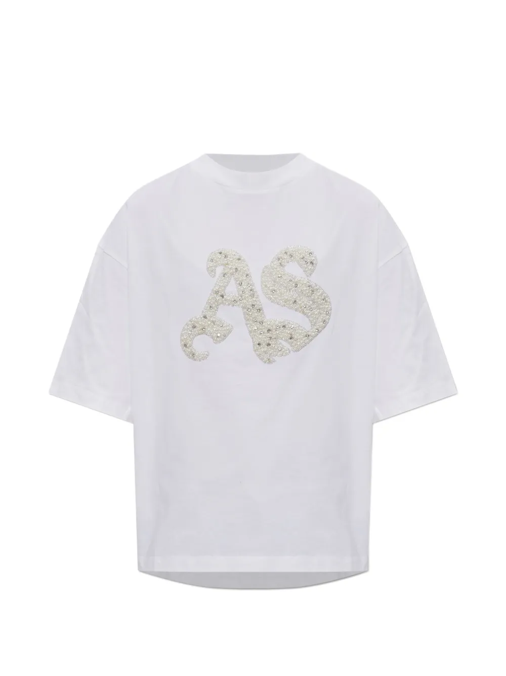 AllSaints T-shirt Icon Amelie con decorazione - Bianco