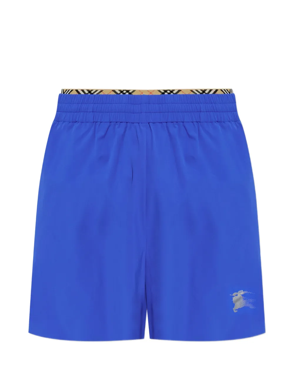 Burberry Equestrian Knight Design swim shorts - Blu