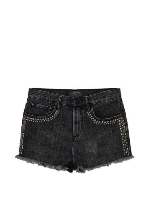 AllSaints shorts Heidi con dobladillo deshilachado