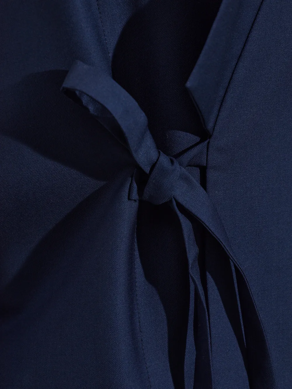 Kenzo Wollen kimono met striksluiting Blauw