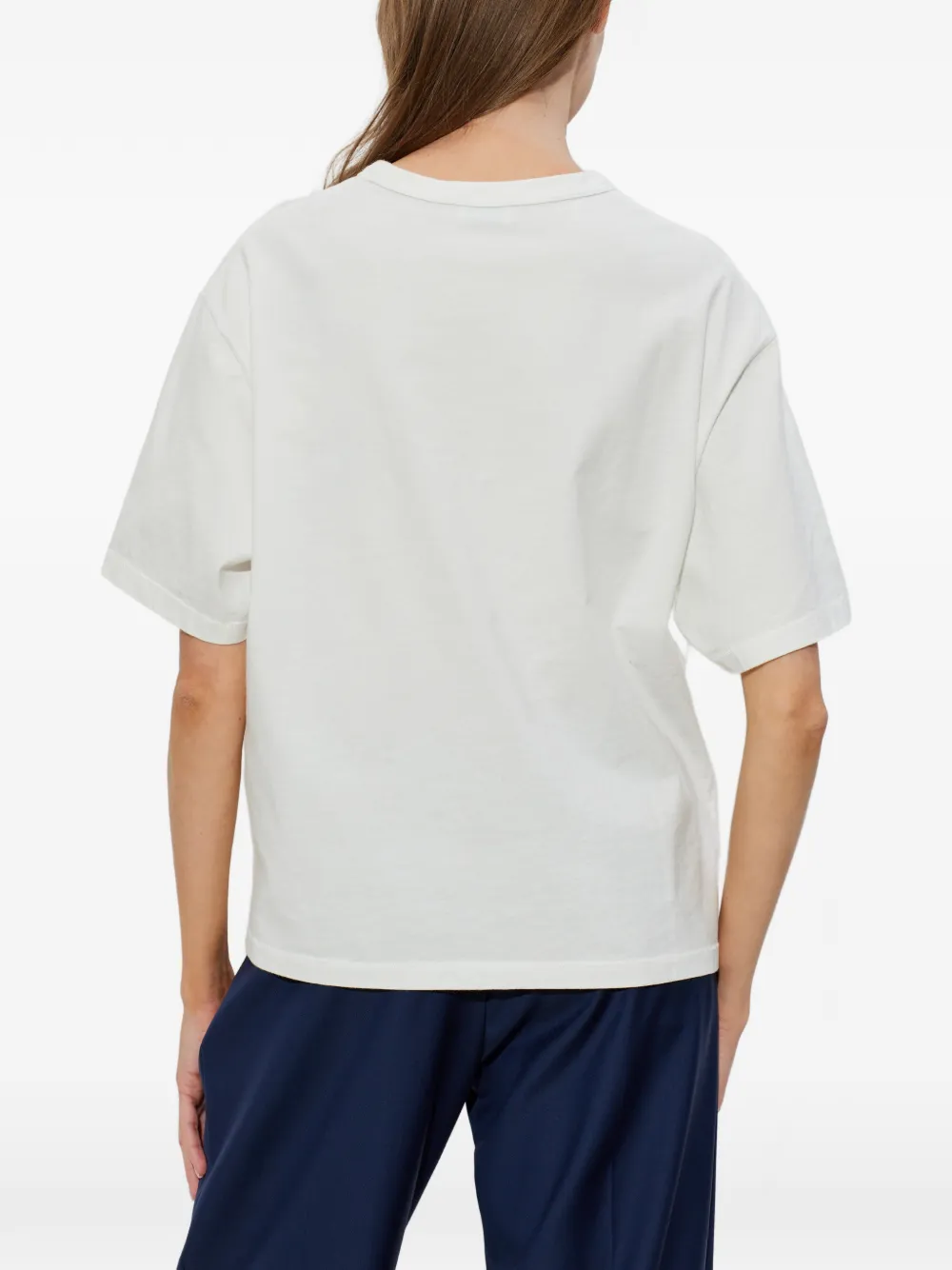 Kenzo Tulip katoenen T-shirt Beige