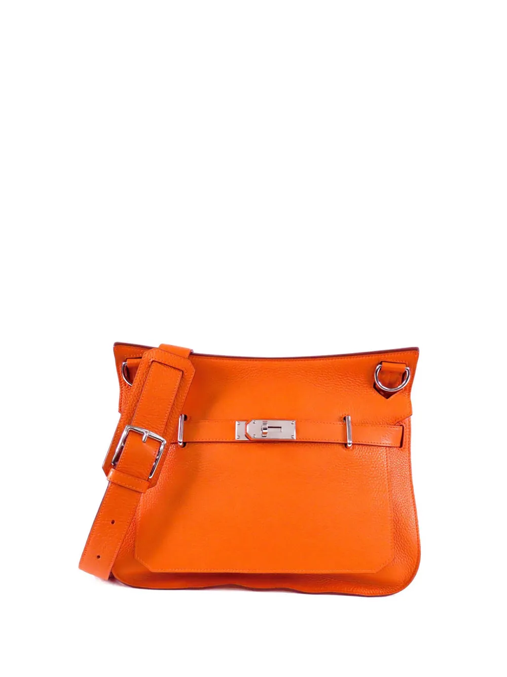 Hermès Pre-Owned 2013 Clemence Jypsiere 34 crossbody bag - Arancione