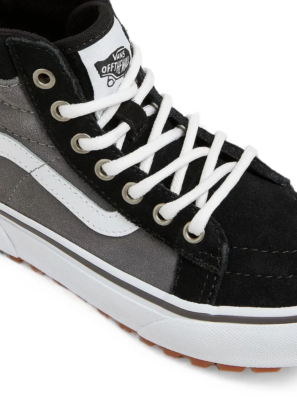 Vans Kids Sk8-Hi panelled high-top sneakers Zwart