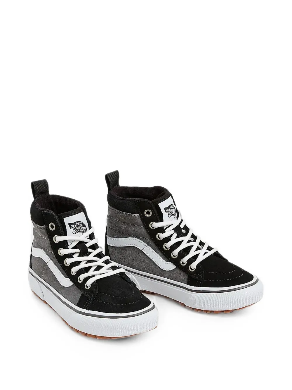 Vans Kids Sk8-Hi panelled high-top sneakers Zwart