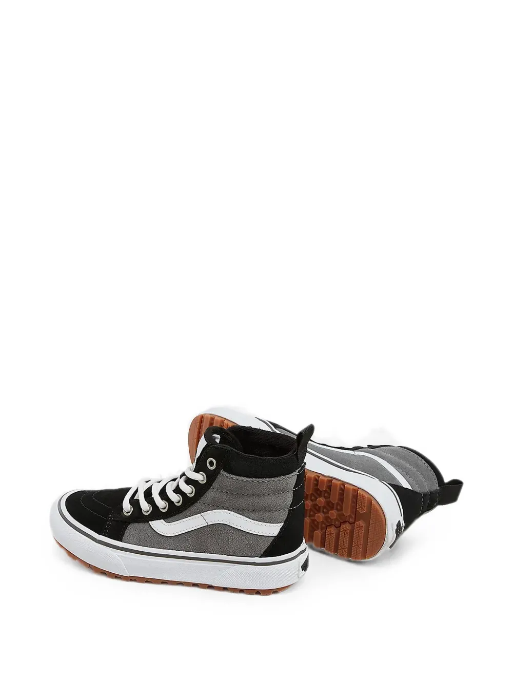 Vans Kids Sk8-Hi panelled high-top sneakers Zwart
