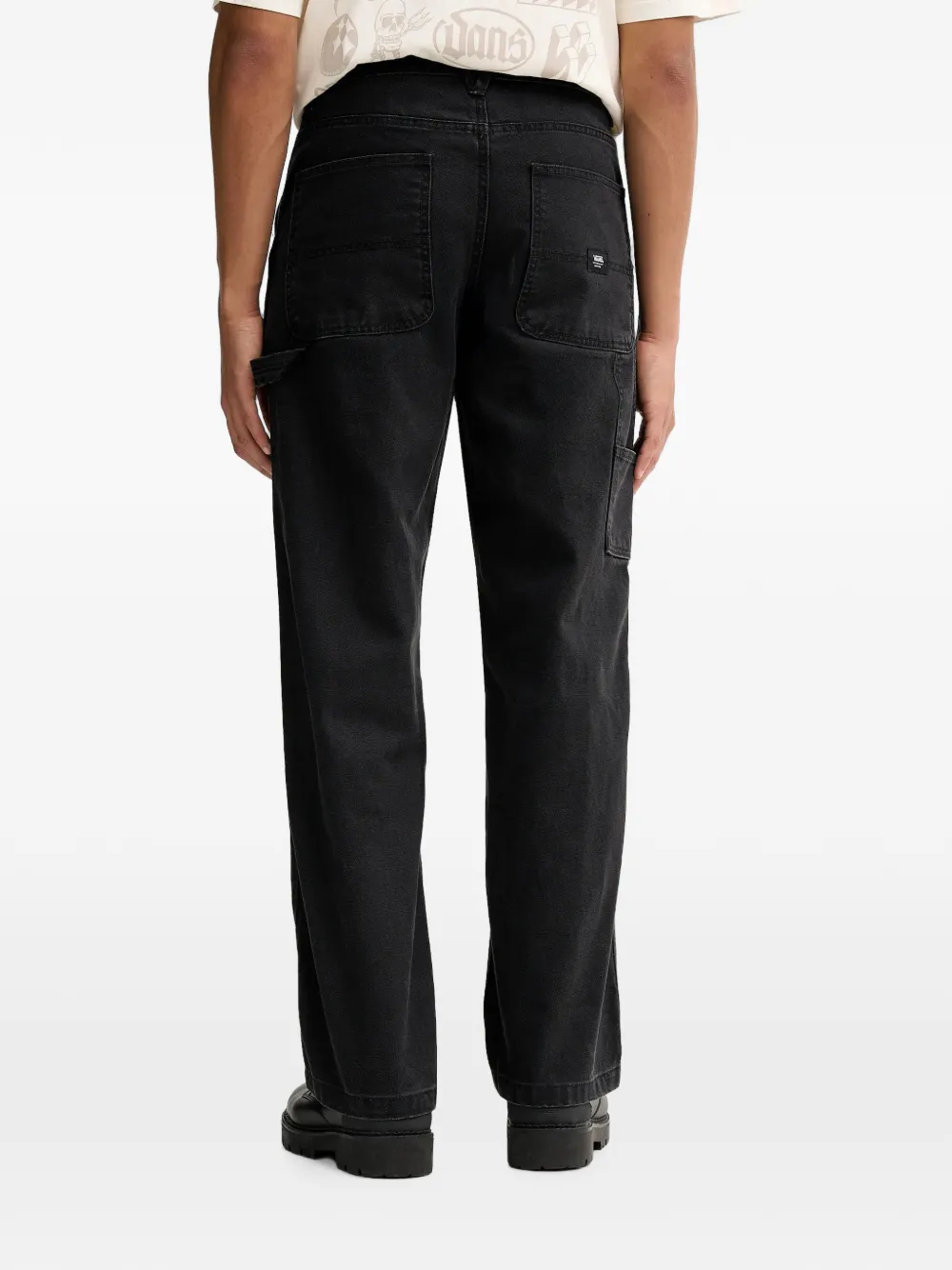 Vans Jeans met logopatch Zwart