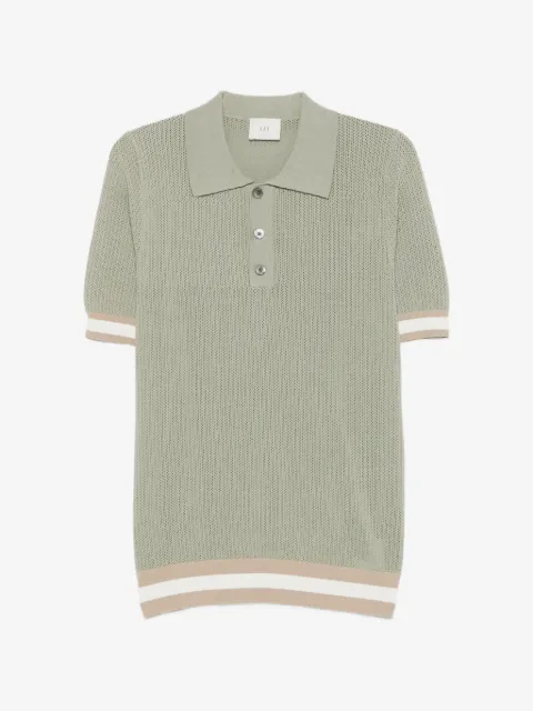 CHÉ Quinn open-knit polo shirt