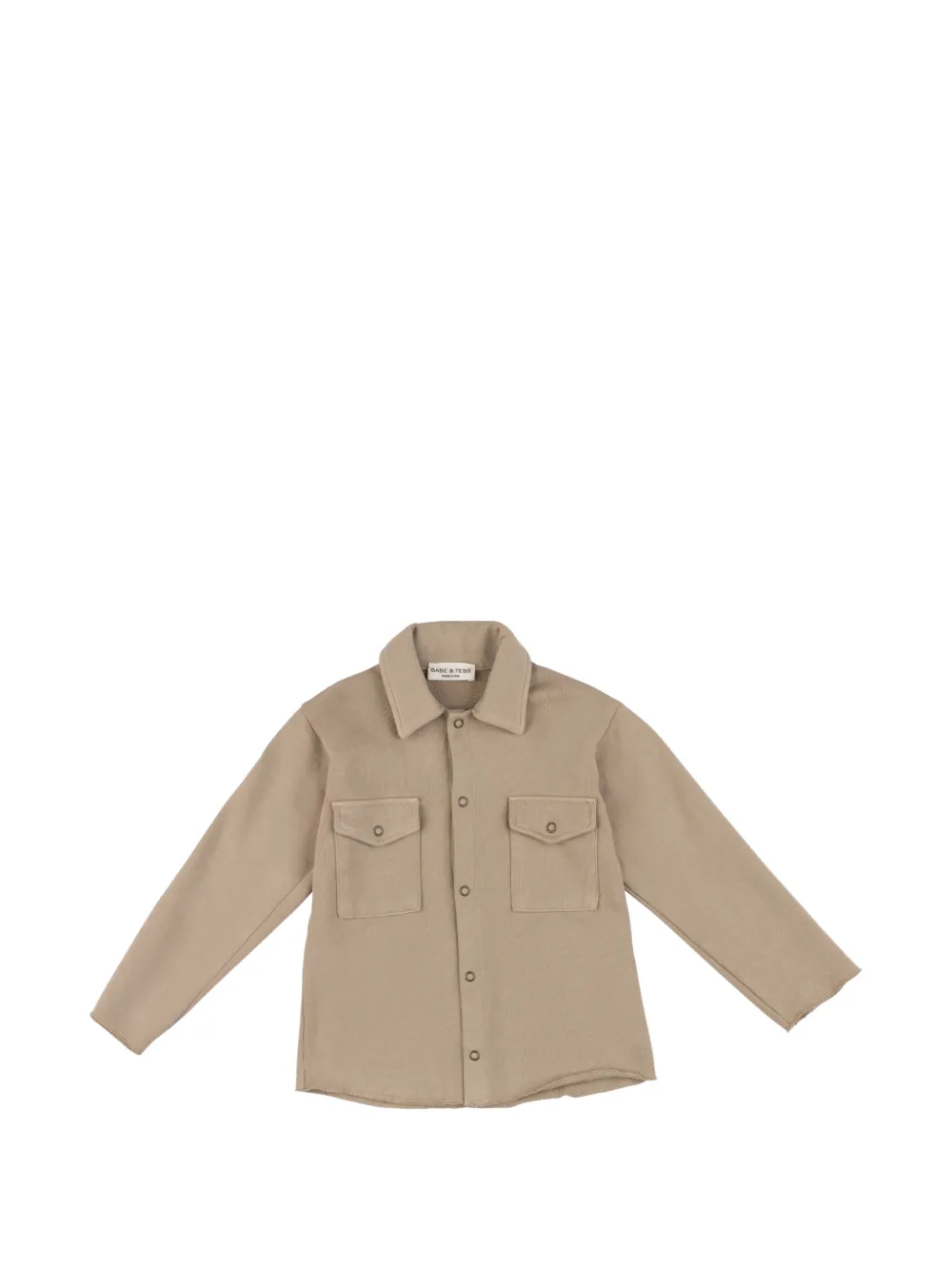 BABE & TESS button-down flap-pocket shirt - Marrone