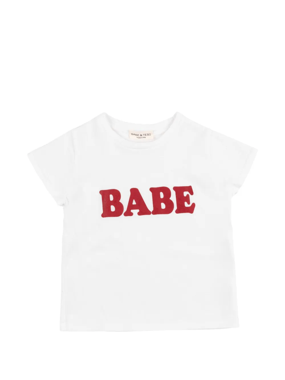 BABE & TESS logo-print T-shirt - Bianco