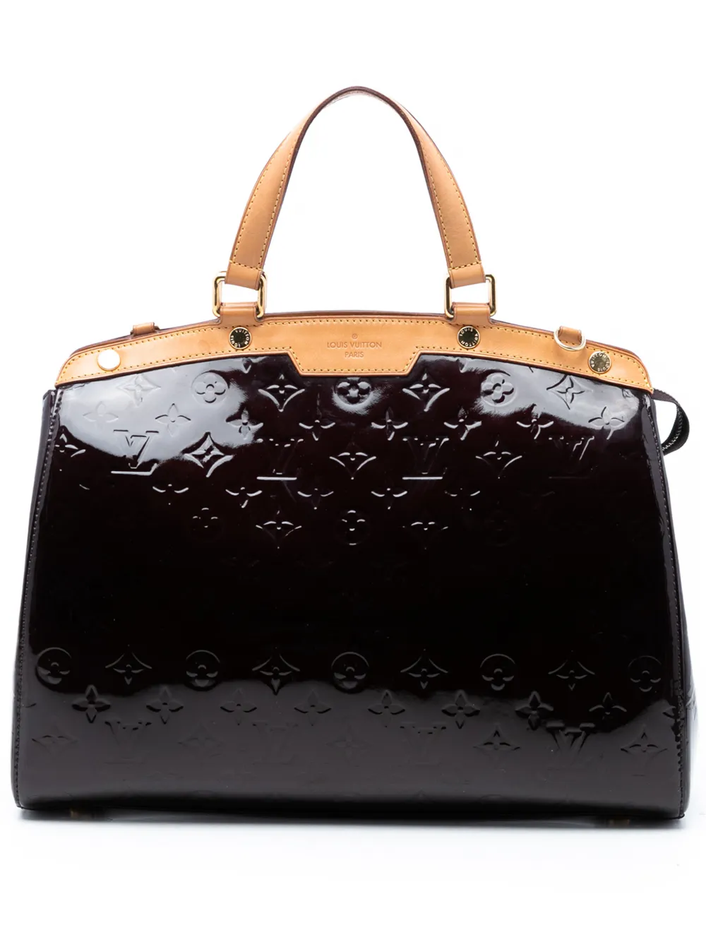 Louis Vuitton Pre-Owned 2012 Monogram Vernis Brea GM satchel - Viola