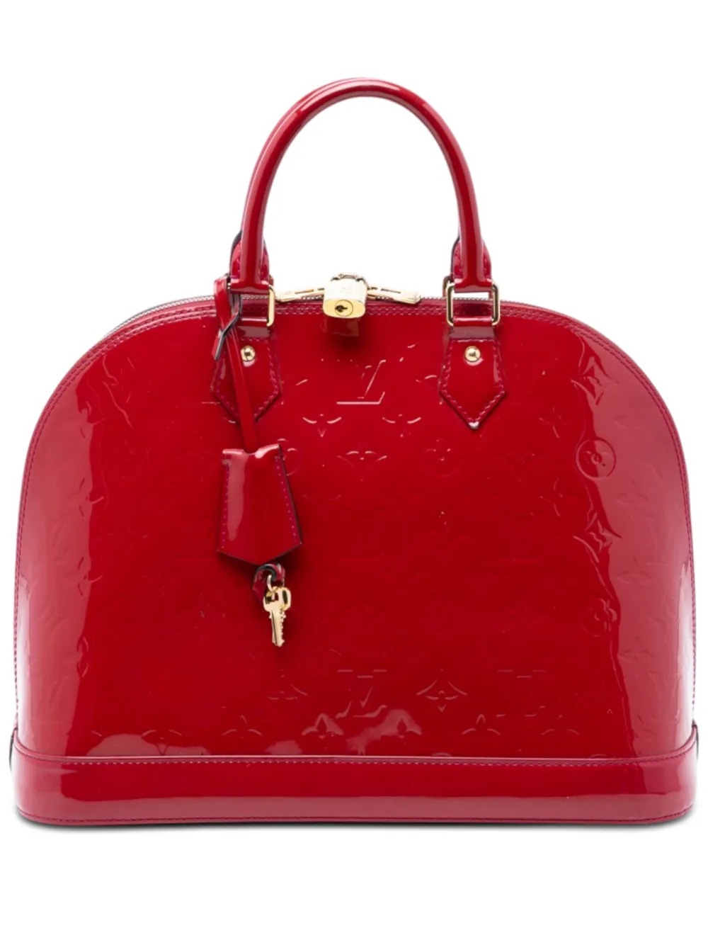 Louis Vuitton Pre-Owned 2014 Monogram Vernis Alma PM handbag - Rot