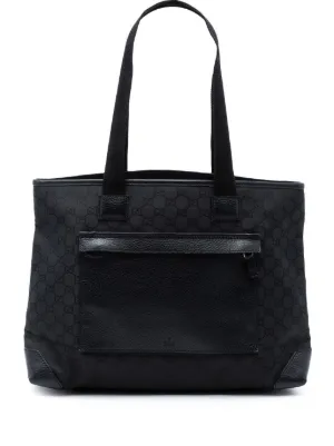 Gucci Pre-Owned 20th Century GG Canvas Tote Bag | Black | FARFETCH ZA