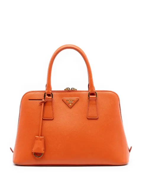 Prada Pre-Owned 2010-2026 Medium Saffiano Lux Promenade satchel