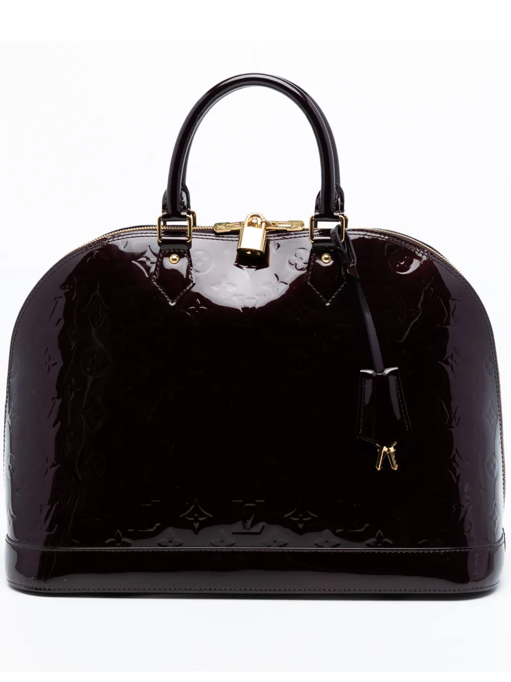 Louis Vuitton Pre-Owned 2013 Monogram Vernis Alma GM handbag - Violett