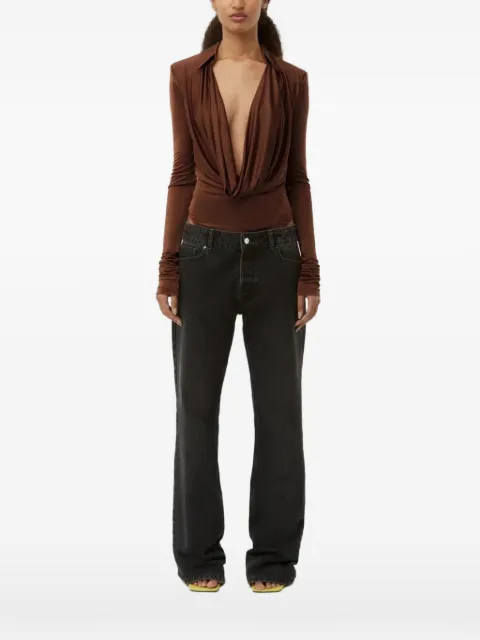 GAUGE81 draped V-neck bodysuit
