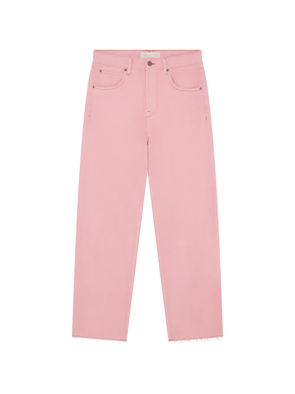 Mira Mikati five-pocket raw-cut jeans - Rosa