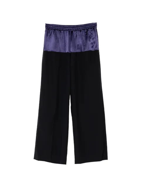 Undercover panelled elasticated-waist trousers