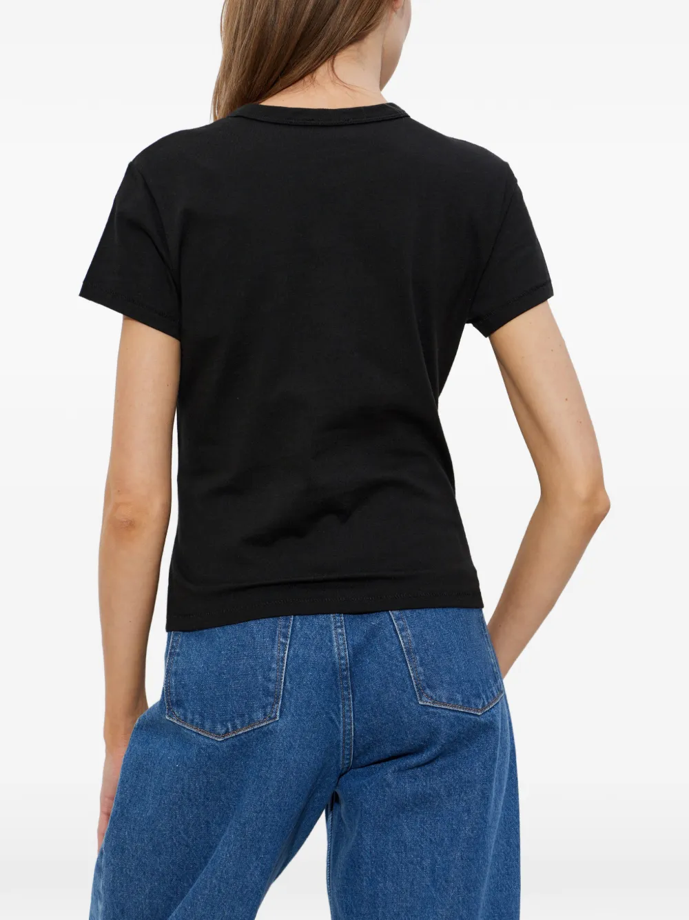 Kenzo Tulip katoenen T-shirt Zwart