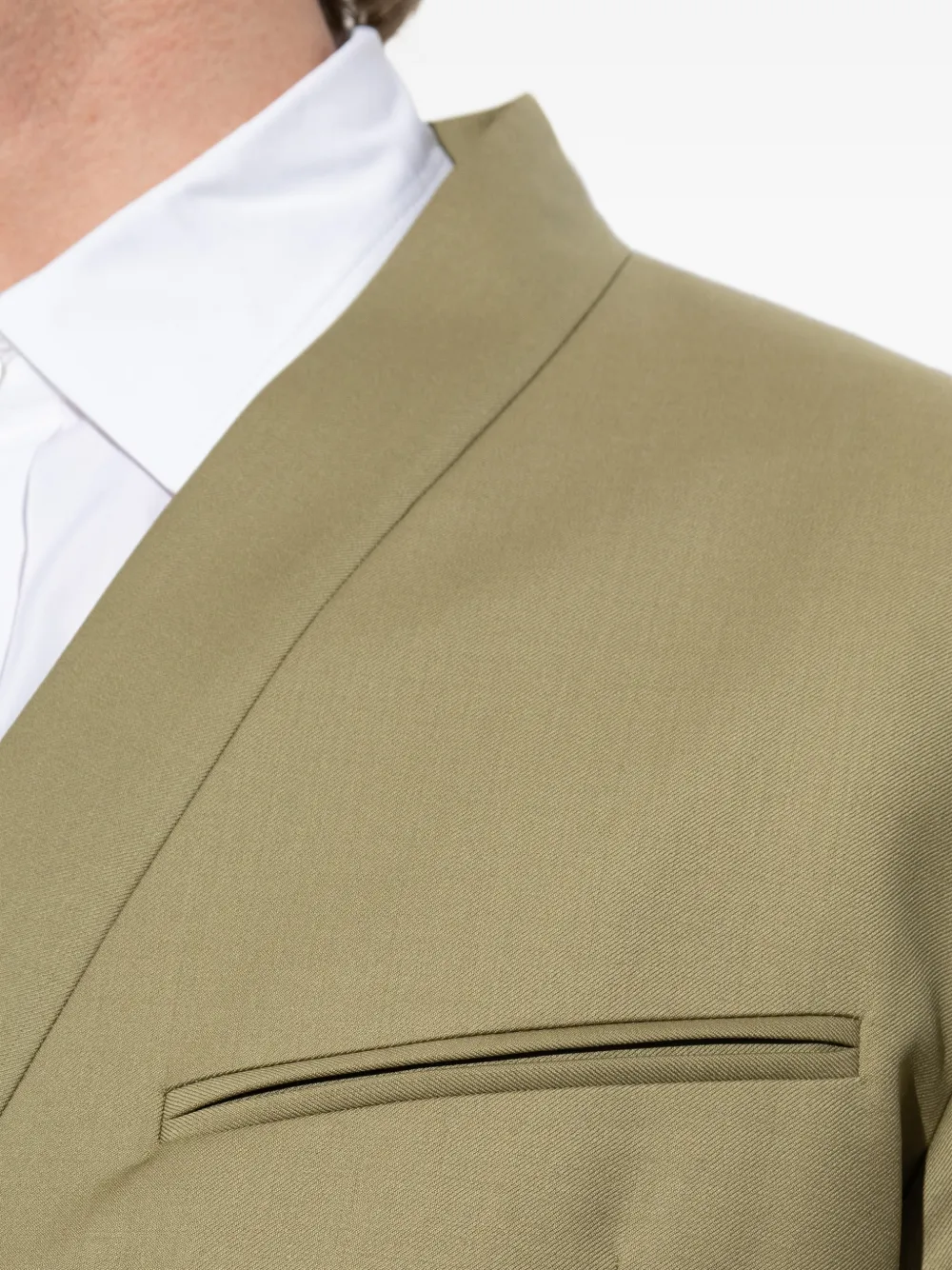 Kenzo Jack van scheerwol met wikkel sluiting Beige