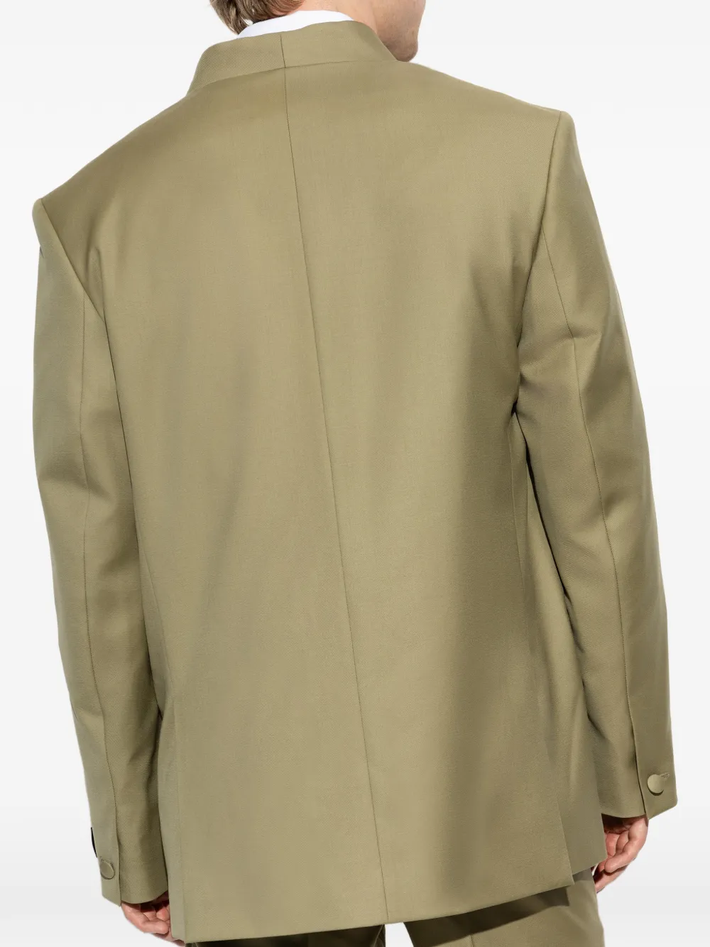Kenzo Jack van scheerwol met wikkel sluiting Beige