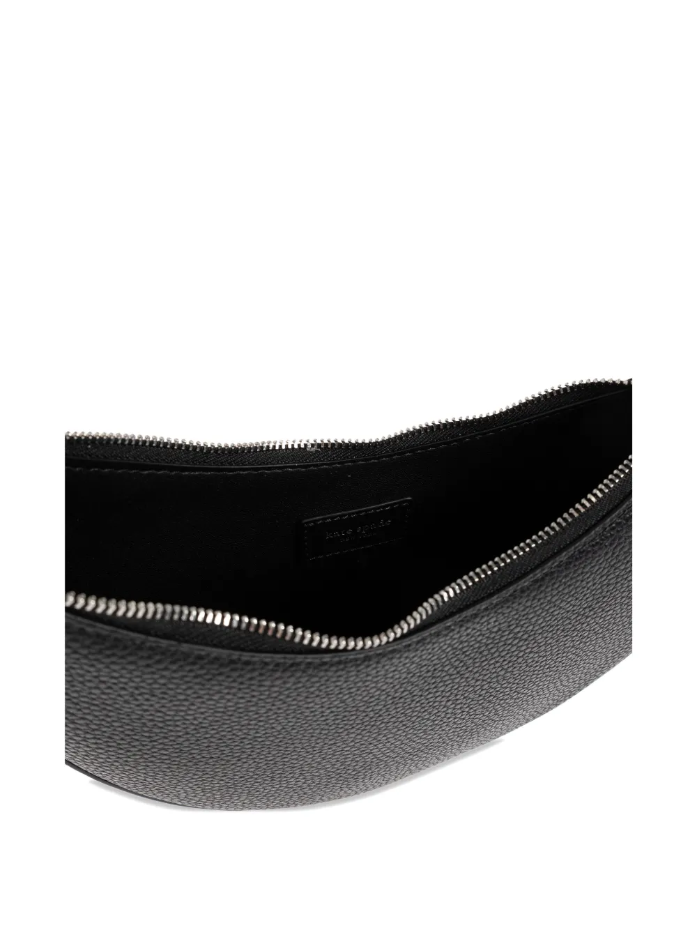 Kate Spade Crescent schoudertas van bewerkt leer Zwart