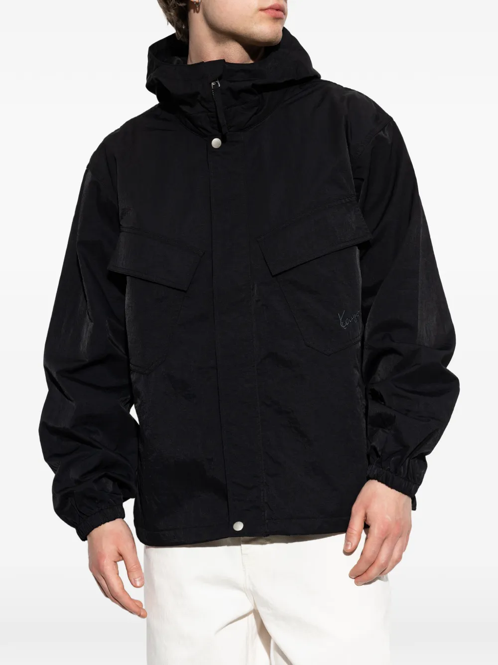 Kenzo Jack met geborduurd logo Zwart