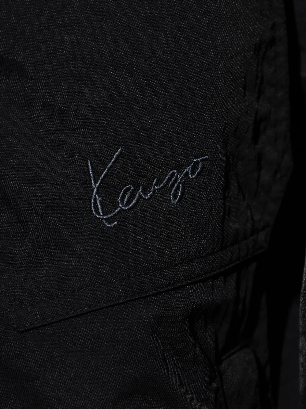 Kenzo Jack met geborduurd logo Zwart