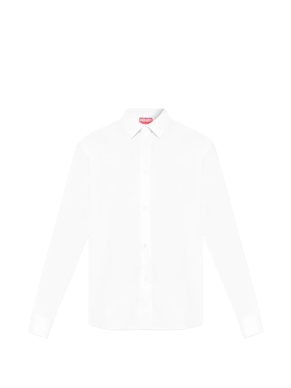 Kenzo long-sleeve cotton shirt - Bianco