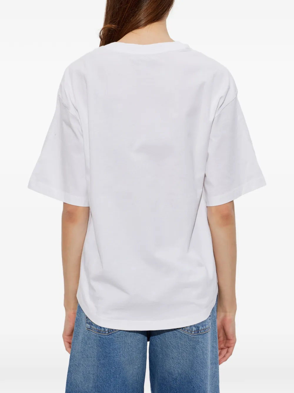 AllSaints Stacks Amelie T-shirt verfraaid met kralen Wit