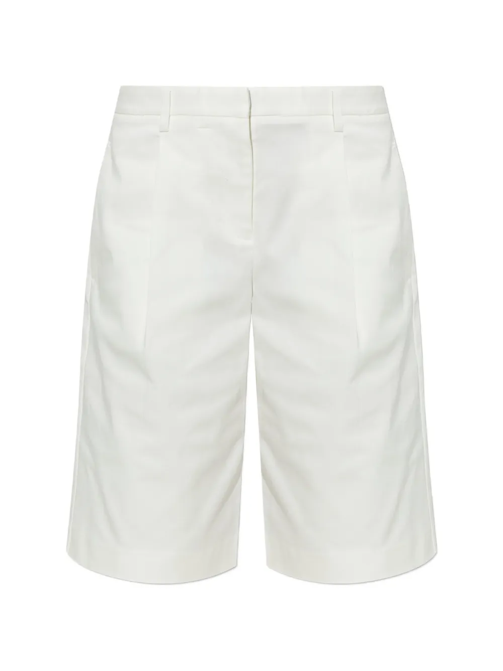Matteau pleated cotton chino shorts