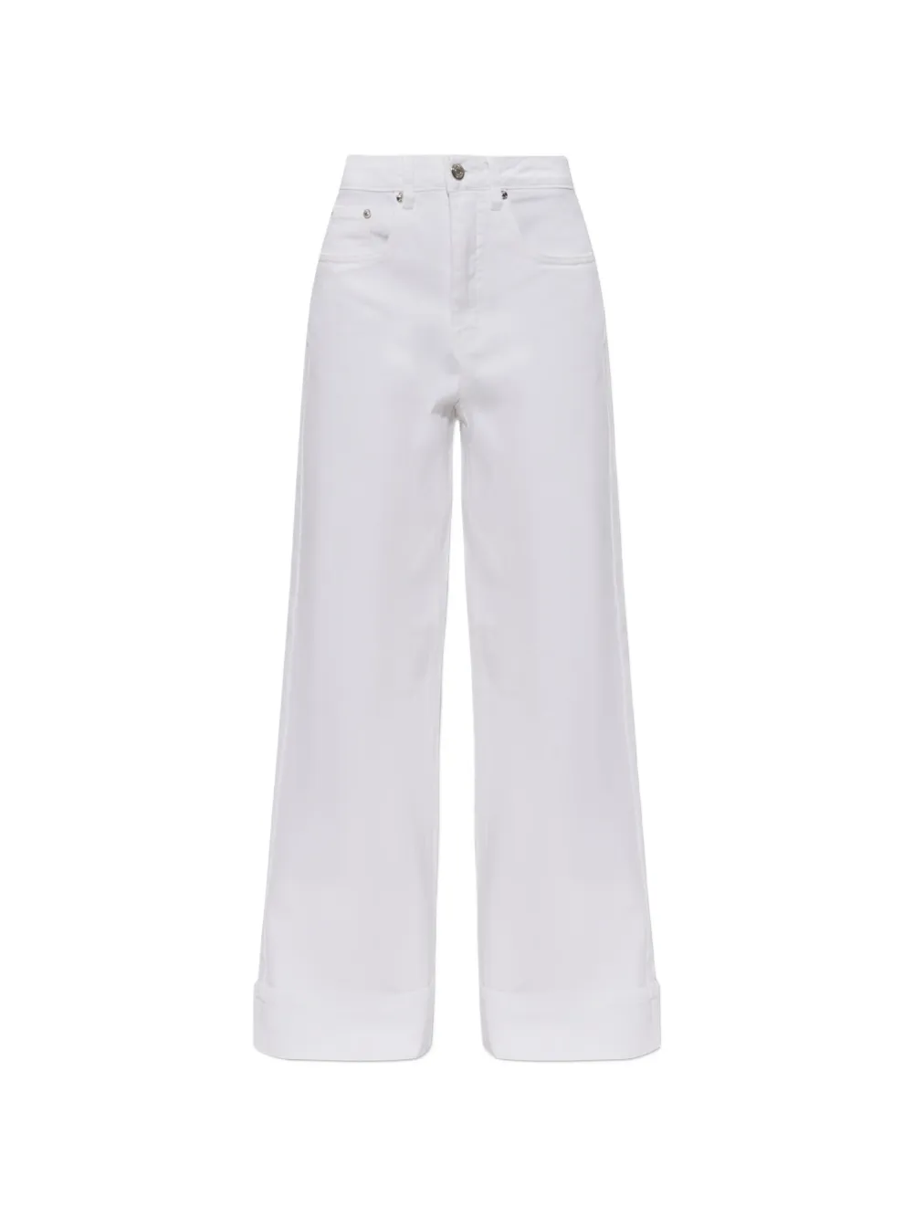 Gestuz GZlivia turn-up-cuff jeans - Bianco