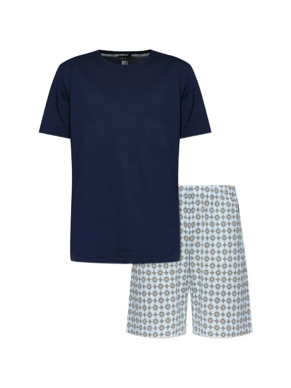 Hanro short-sleeve chest-pocket shirt - Verde