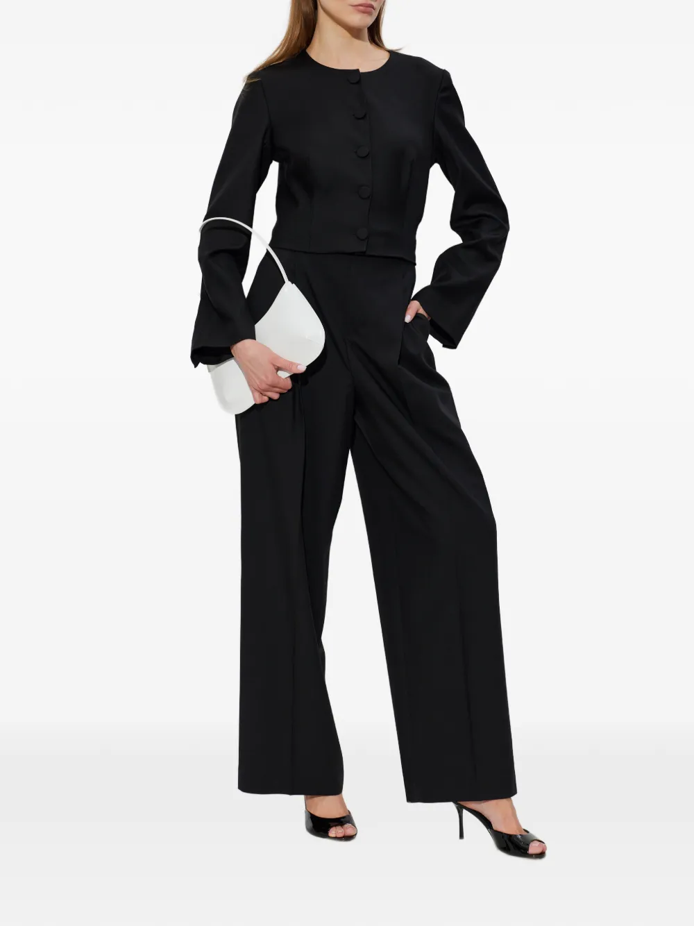  Posse Giacca Crop Elspeth - Nero 