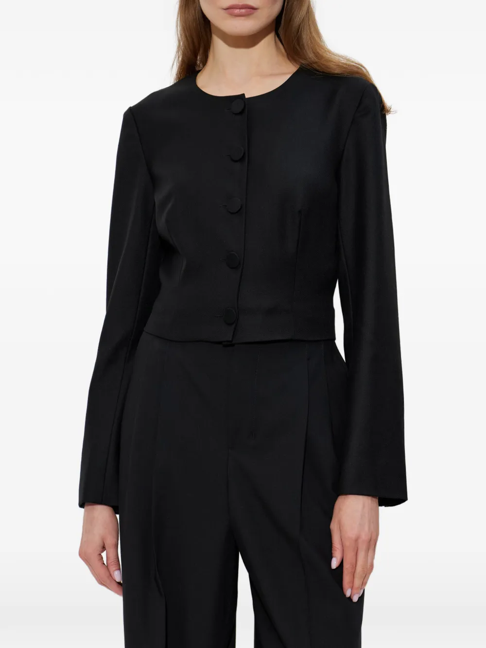  Posse Giacca Crop Elspeth - Nero 