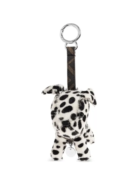 FENDI Ito dog-motif leather keyring
