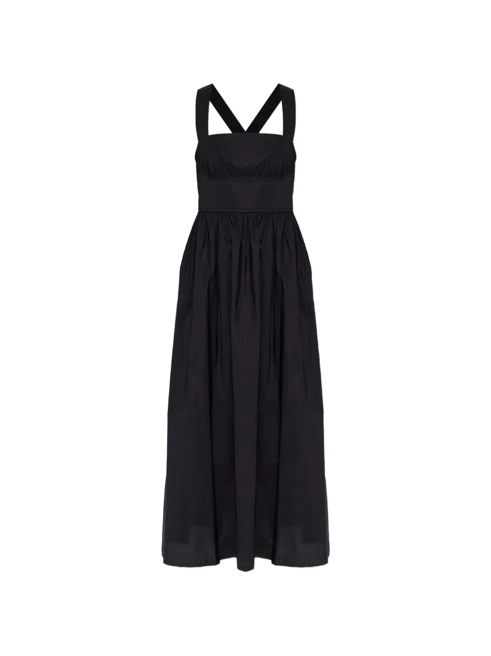 Matteau cross-back midi dress