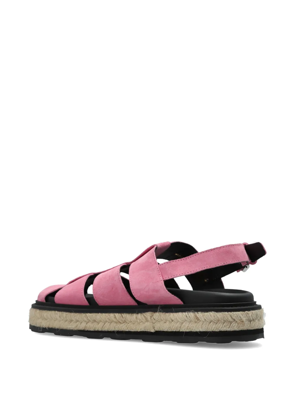 Moschino suede cage sandals Roze