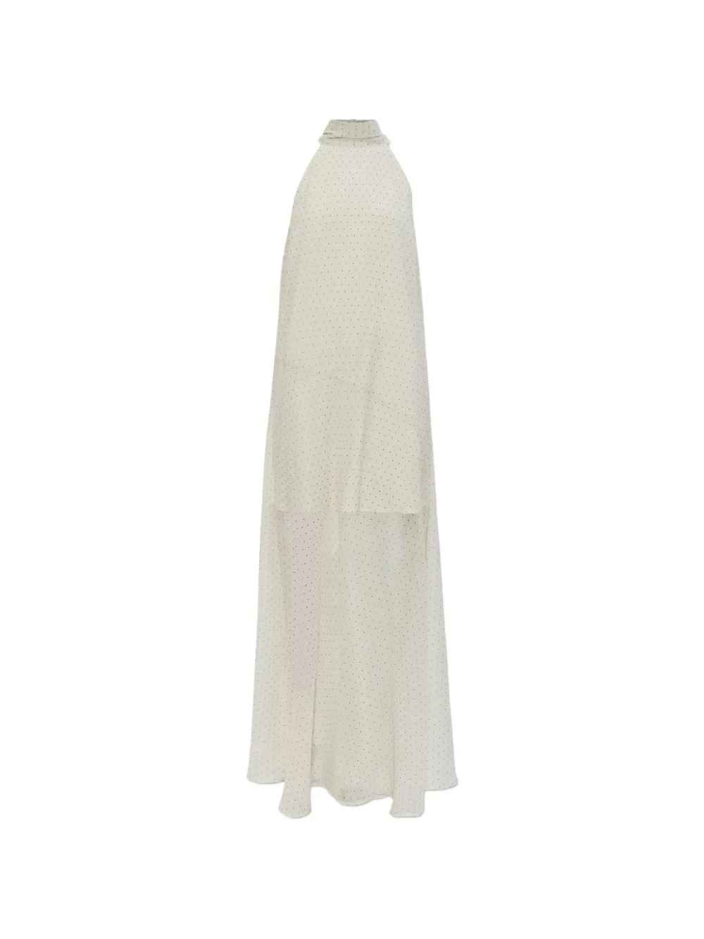 Gestuz Halterjurk met stippen Beige