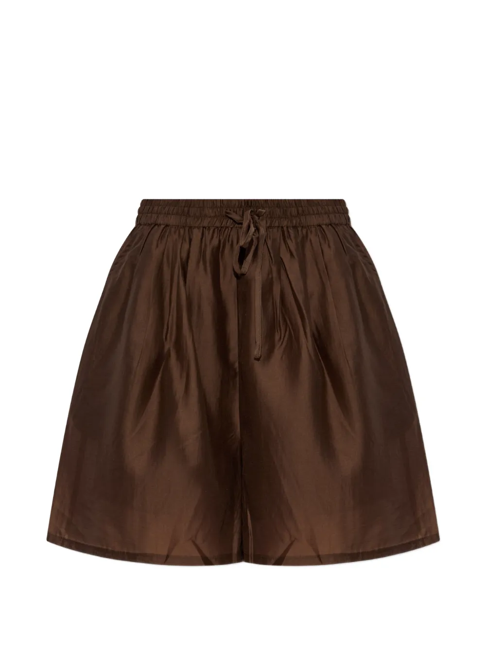 Gestuz Siora drawstring elasticated-waist shorts - Brown