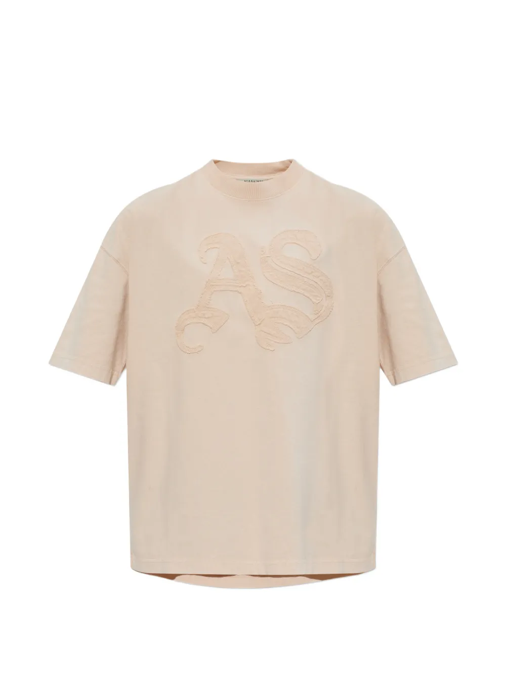 AllSaints T-shirt Etta con applicazione logo - Toni neutri