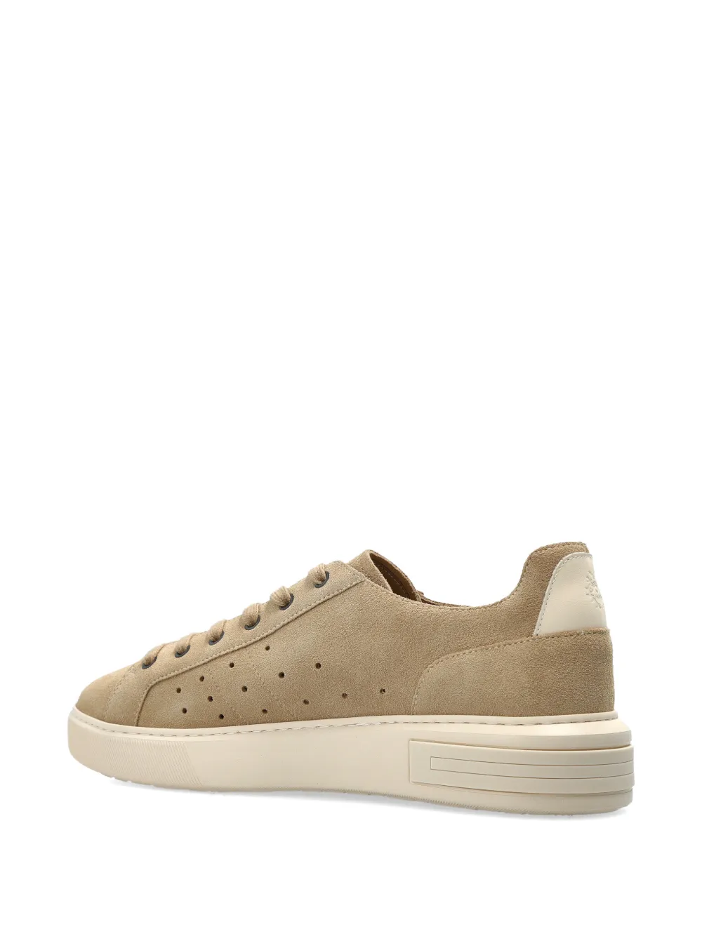 Bally Lift perforated suede sneakers Beige